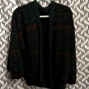 Vintage wool 4 button sweater